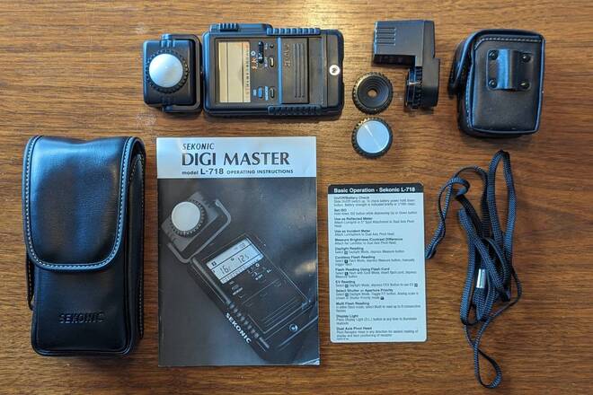 SEKONIC セコニック デジマスター L-718 G-465 Sekonic L-718 Digi-Master Light Meter (Ambient/Flash)